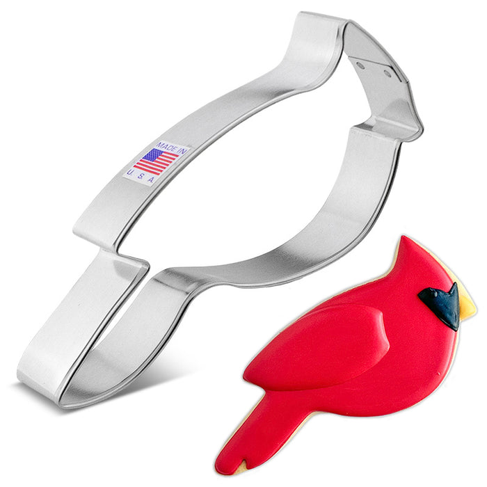 Ann Clark Cardinal Bird Cookie Cutter 5.5"