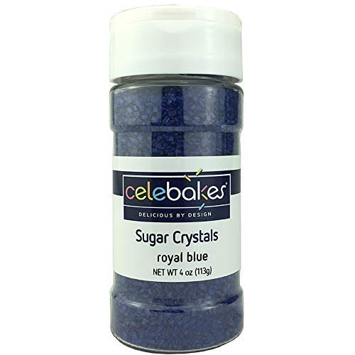Celebakes Royal Blue Sugar Crystals, 4 oz.