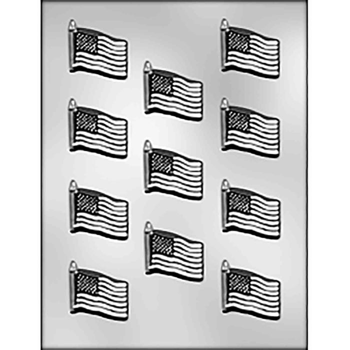 CK Products Small American Flag Chocolate Mold
