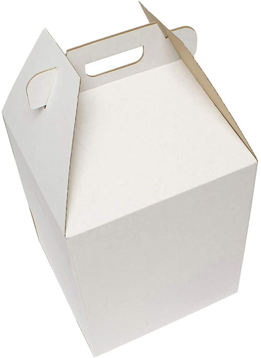 12 x 12 x14 Inch Strong Disposable Bakery Boxes Cake Caddy Carrier with Handle