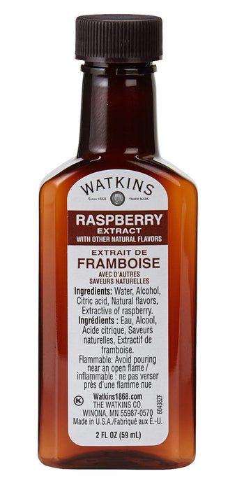 Watkins Raspberry Extract with Other Natural Flavors, 2 oz. Bottle