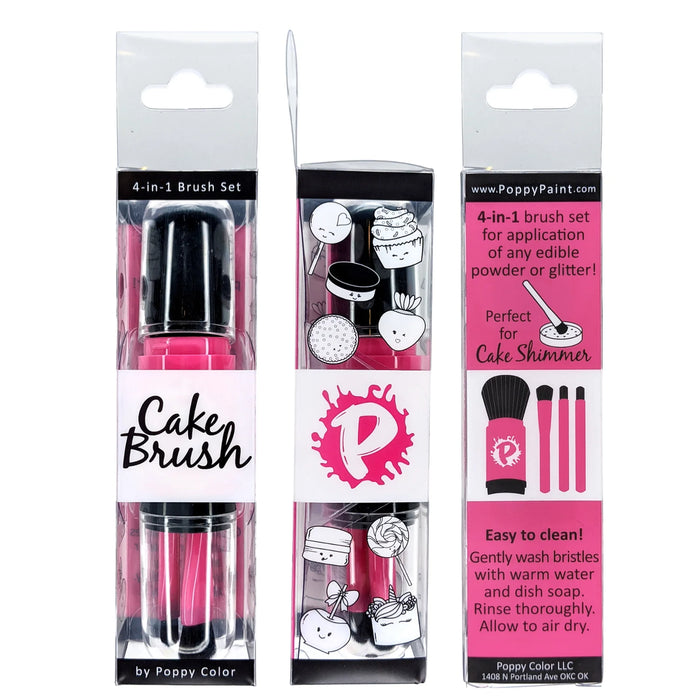Compact Lustre Brush Set by Poppy Paint