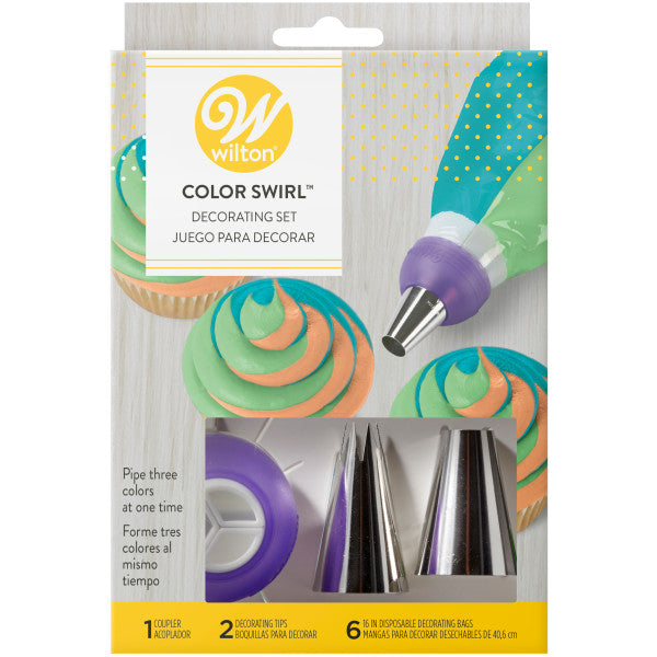 Wilton Color Swirl 3-Color Coupler Decorating Set