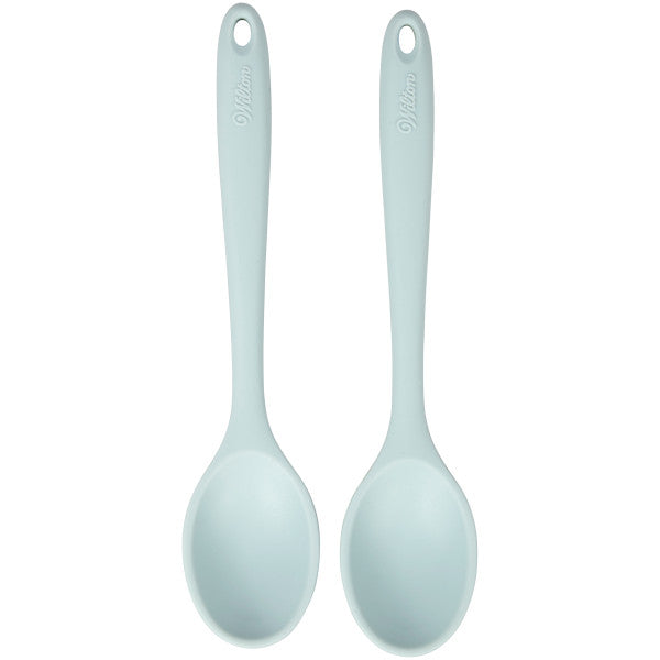 Wilton Baby Blue Mini Silicone Spoons, 2-Piece