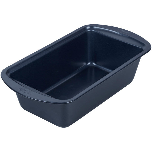 Wilton Diamond-Infused Non-Stick Navy Blue Loaf Baking Pan, 9 x 5-inch