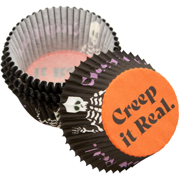 Wilton Creep it Real Standard Halloween Cupcake Liners, 75-Count