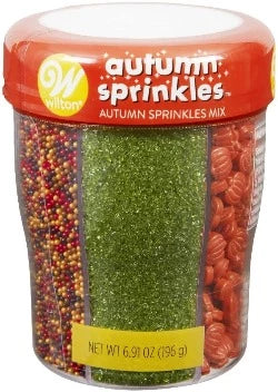 Wilton Autumn pumpkin 6-cell Sprinkles Mix, 6.91 oz