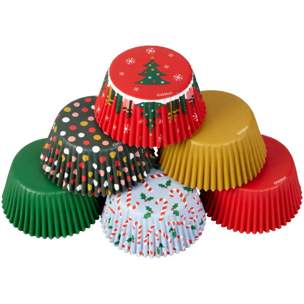 Wilton Christmas Holiday Cupcake Liners, 150-Count