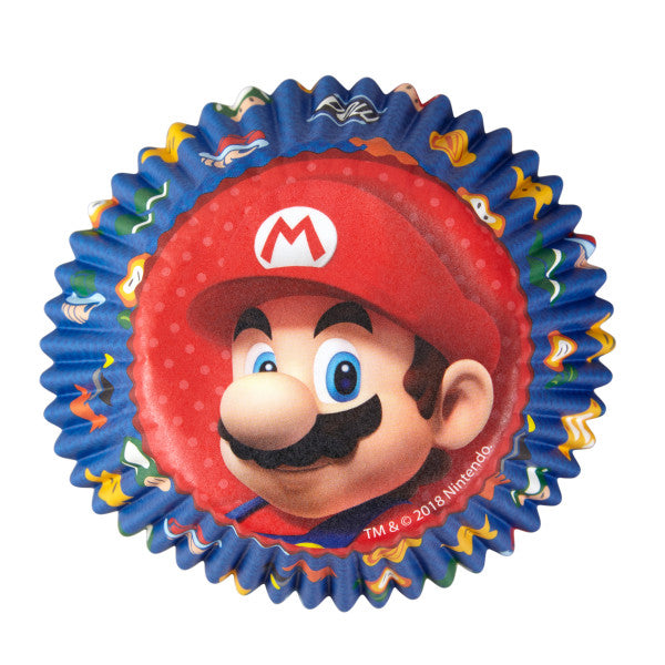 Wilton Super Mario by Nintendo Cupcake Liners, 50-Count