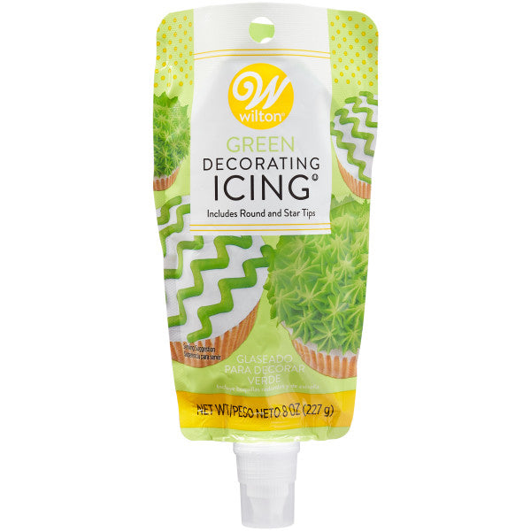 Wilton Green Icing Pouch with Tips, 8 oz.