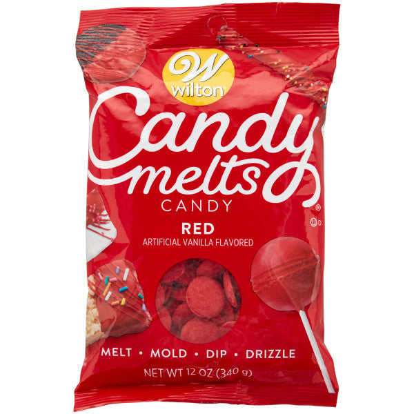 Wilton Candy Melts Red Candy, 12 oz.