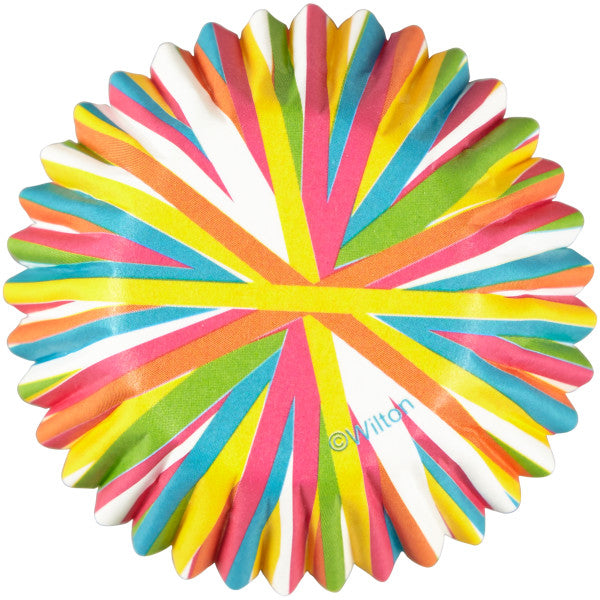 Wilton Color Wheel Mini Cupcake Liners, 100-Count