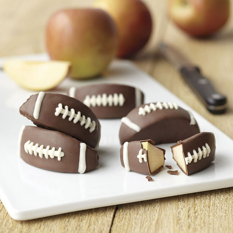 Football Treats - Candy Coated Apple Slices