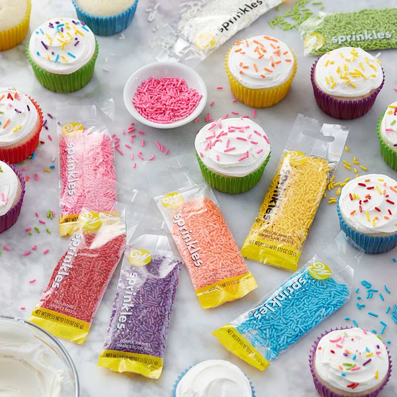 Sprinkles, Jimmies, Sugars, Quins & Non Pareils
