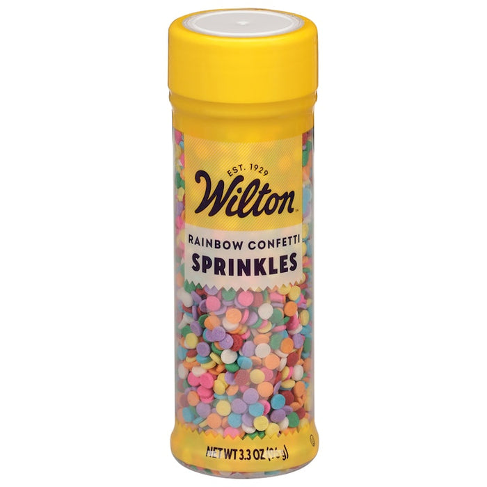 Wilton Confetti Rainbow Sprinkles Mix, 3.3oz