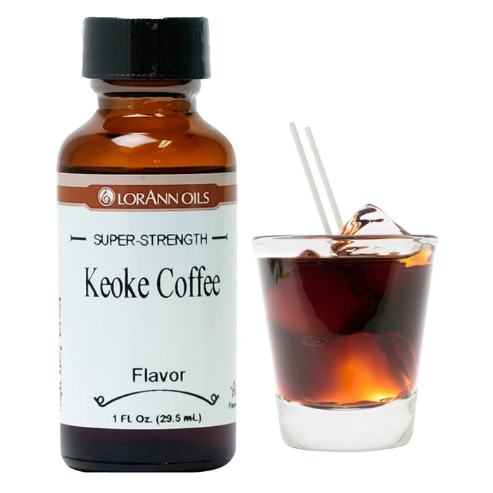 LorAnn Coffee Flavor, Keoke (Kahlua-Type) 1 oz for Candy, Chocolate, or Icing