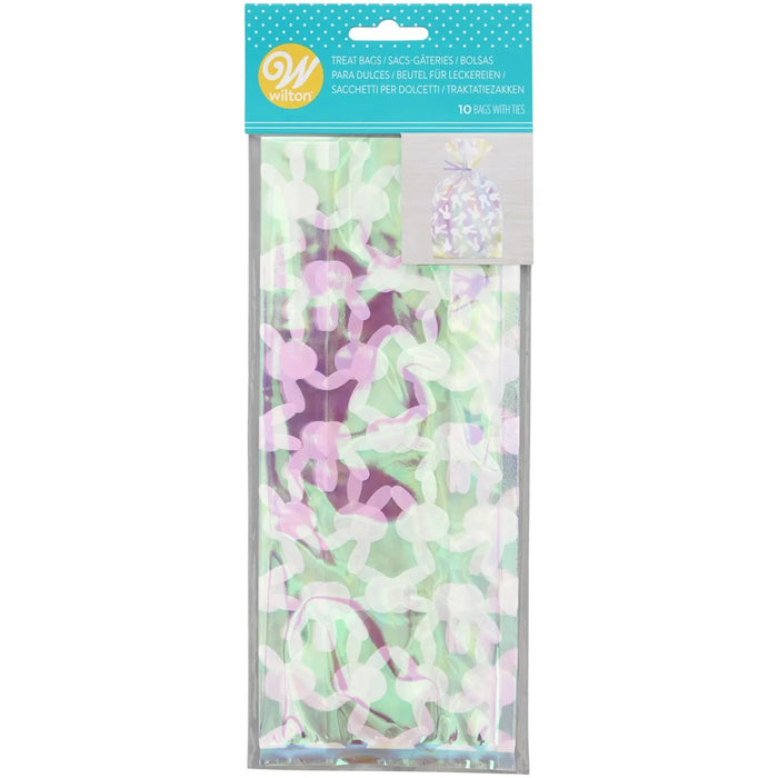 Wilton Iridescent Treat Bags Bunny pack of 10