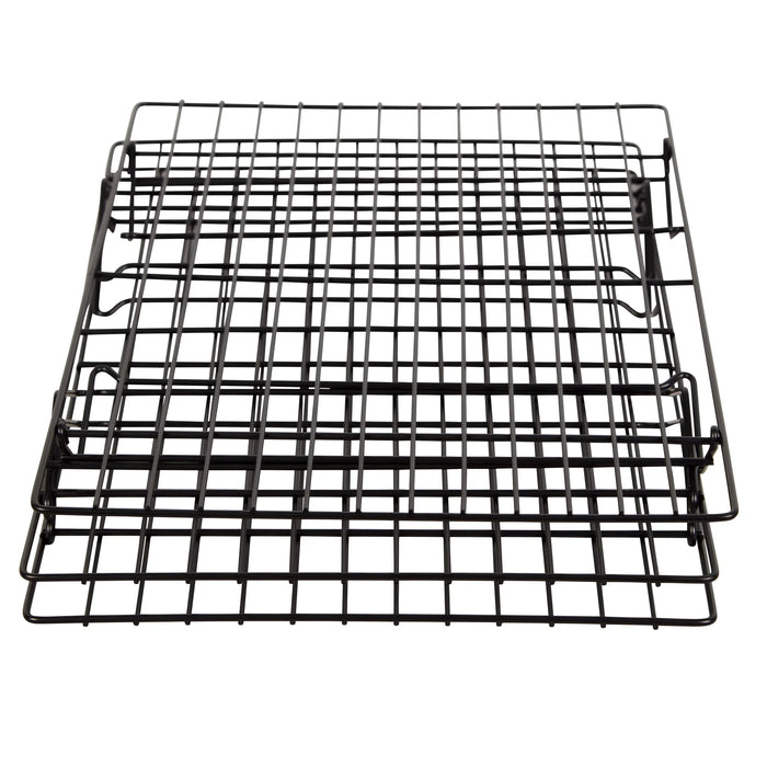 Wilton Ultra Non-Stick 3-Tier Cooling Rack 15" x 9" 3Foldable Stackable Cooling Grid Baking Rack for Cookies and Cakes