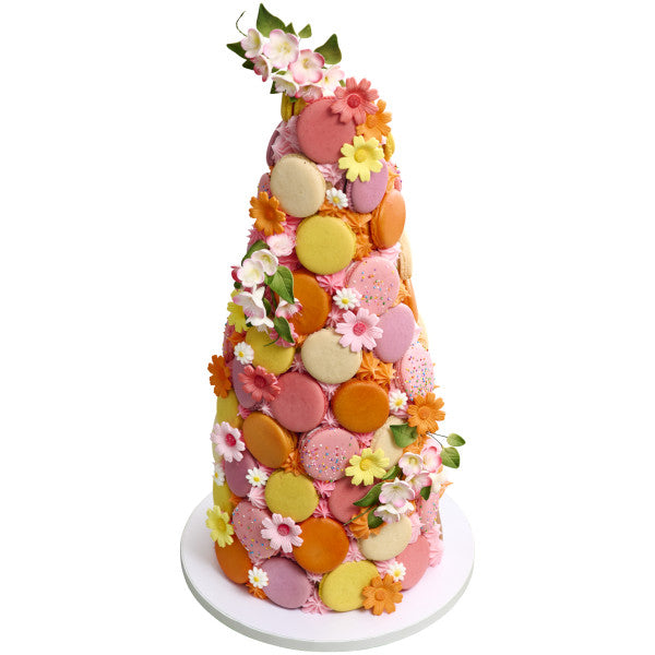 Daisy Yellow Flower Assortment Gum Paste Toppers - 4 per order (Copy)