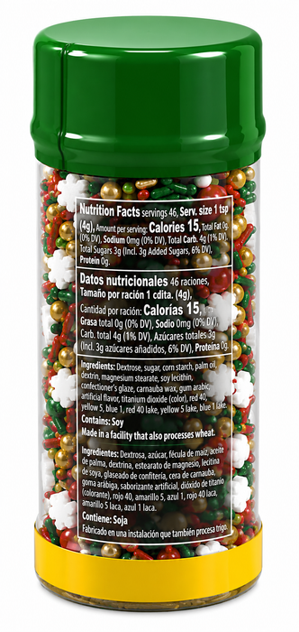 Wilton Holiday Sprinkle Mix – Christmas Sprinkles 6.5oz