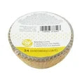 Wilton Standard Baking Cup ,Yellow FOIL paper cups, 24ct