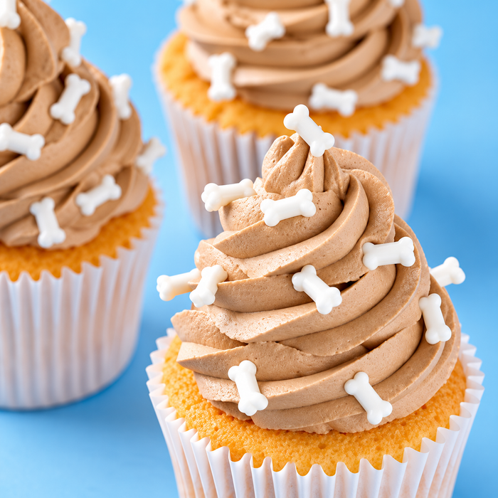 PME Sweet Street Dog Bones Sprinkles 0.9 oz – White Bone Cake & Cupcake Decorations