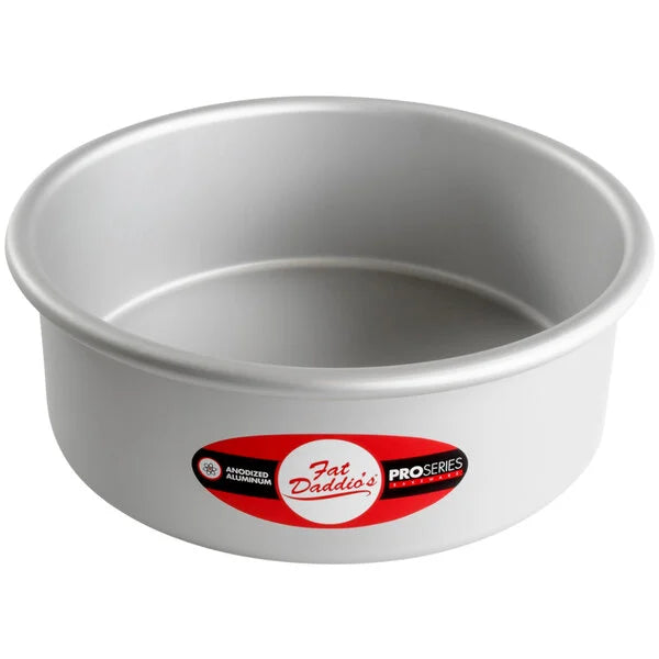 Fat Daddios Pro Series Bakeware Anodized Aluminum Round Cake Pan 8 x 3"