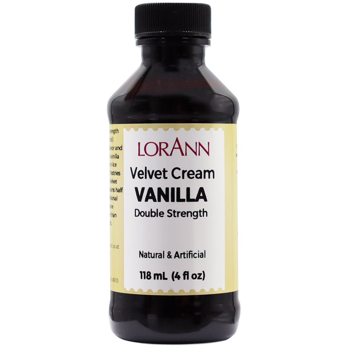LorAnn Velvet Cream Vanilla Double Strength, 4 oz