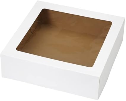 Wilton sturdy Cake Box, 16.25 by 16.25 by 5-Inch, 2-Pack with Windows