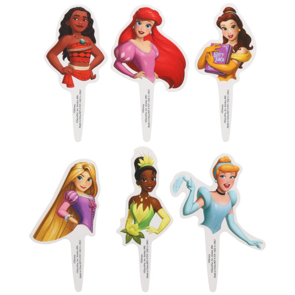 Disney Princess Cupcake Decorating Toppers Cake Picks – 12 Count