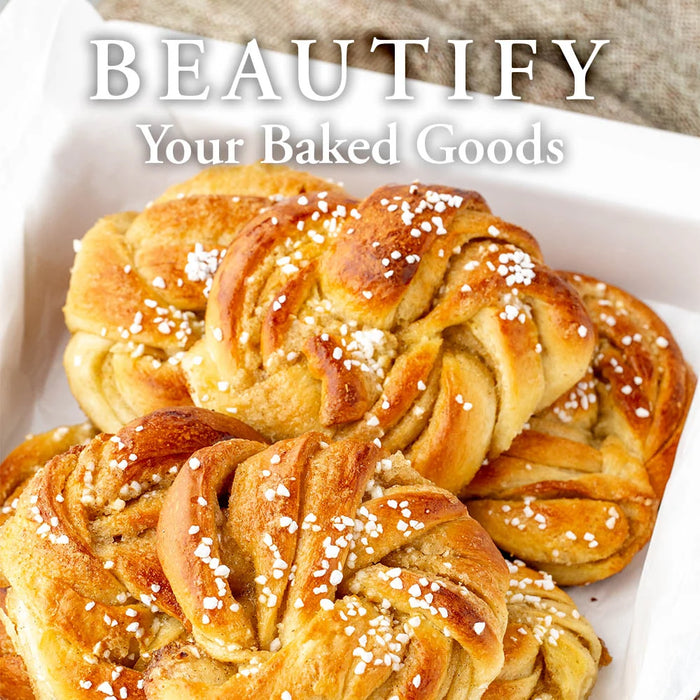 Ann Clark Swedish Pearl Sugar – Non-Melting Baking Sugar for Pastries, Cinnamon Rolls, Croissants, Cookies & Cakes