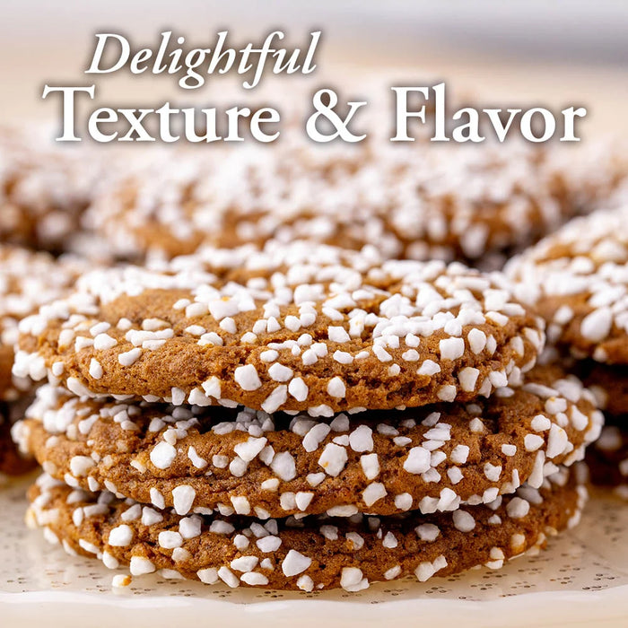 Ann Clark Swedish Pearl Sugar – Non-Melting Baking Sugar for Pastries, Cinnamon Rolls, Croissants, Cookies & Cakes