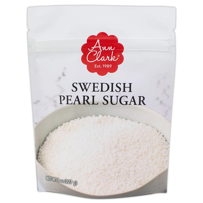 Ann Clark Swedish Pearl Sugar – Non-Melting Baking Sugar for Pastries, Cinnamon Rolls, Croissants, Cookies & Cakes