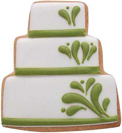 Ann Clark Tiered Wedding Cake Cookie Cutter, 3.75"