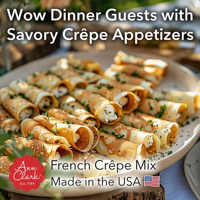 Ann Clark Traditional French Crêpe Mix – Gourmet Crepe Baking Mix for Sweet & Savory Crepes – Breakfast, Brunch & Dessert