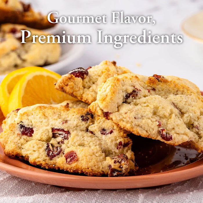 Ann Clark Orange Cranberry Scone Mix – Gourmet Cranberry Orange Baking Mix with Real Cranberries – Breakfast & Brunch