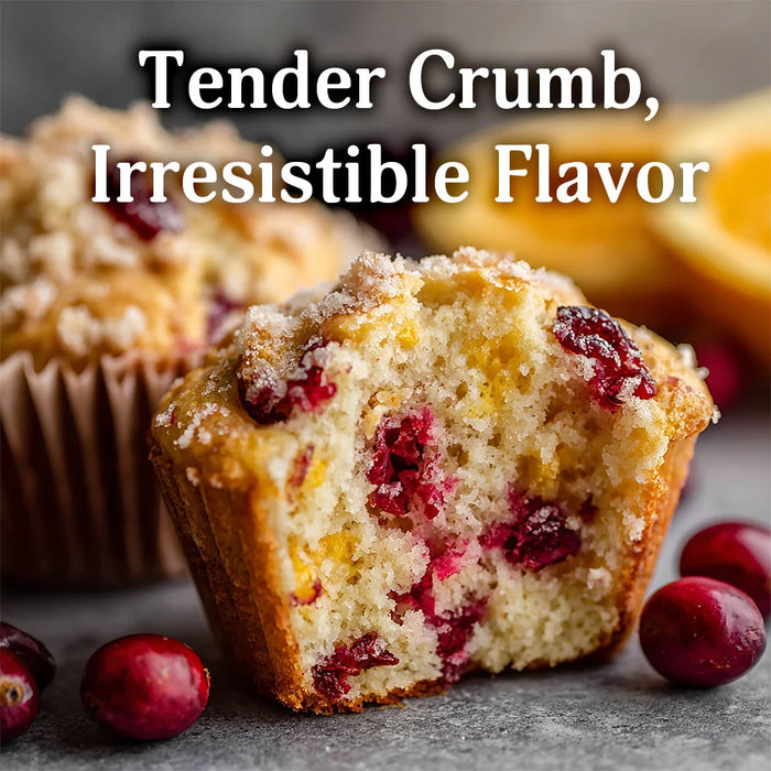 Ann Clark Cranberry Orange Muffin Mix – Gourmet Baking Mix with Real Cranberries – Homemade-Style Breakfast & Brunch Muffins