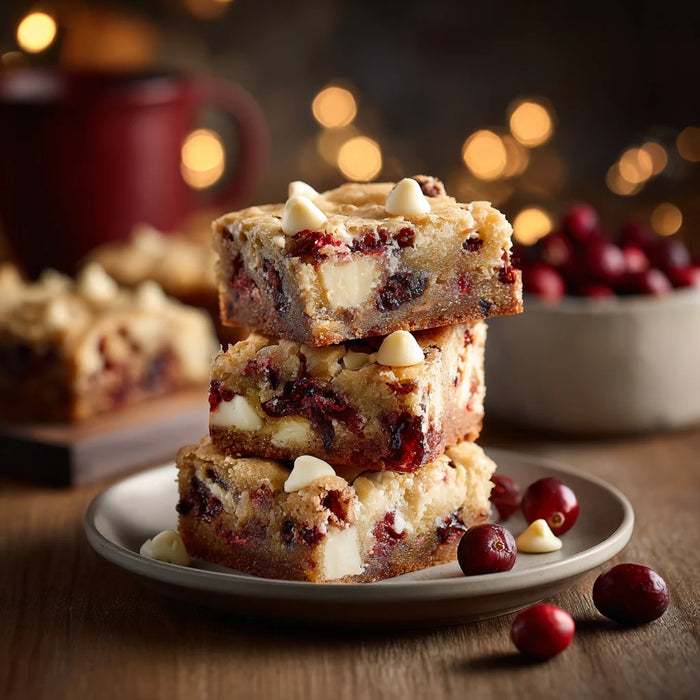 Ann Clark Cranberry White Chocolate Blondie Baking Mix – Gourmet Blondie Mix with Real Cranberries and White Chocolate