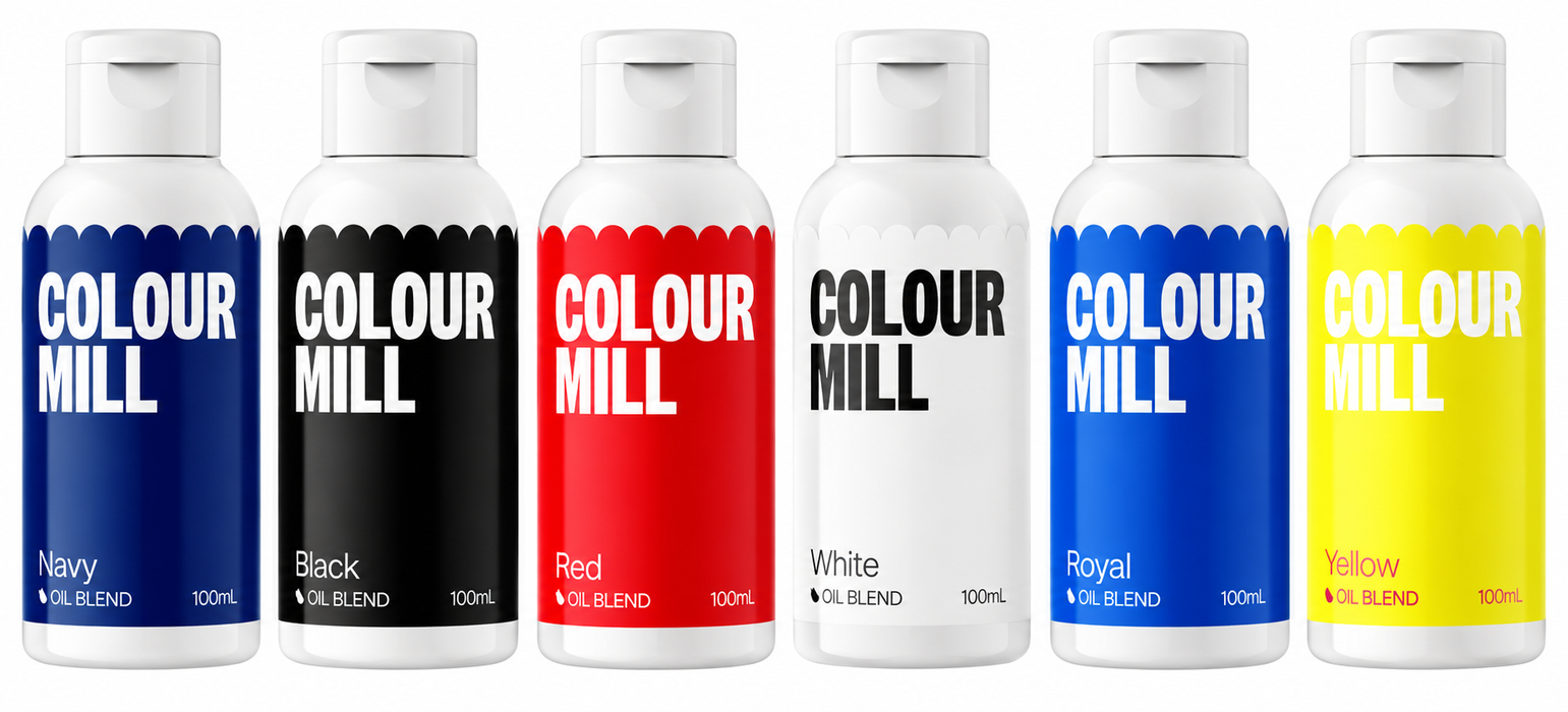Colour Mill Oil Based Blend Food Coloring 100 ml LARGE BOTTLE – for Buttercream, Chocolate, Ganache, Fondant & Cake Batter (select your color)