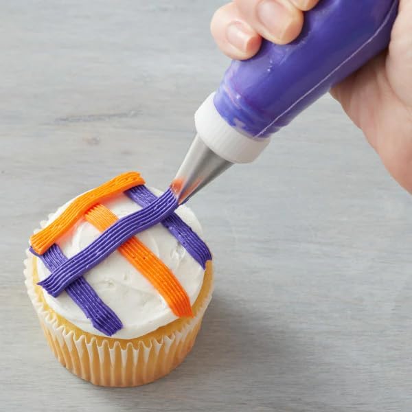Wilton basketweave and smooth stripes TIP 47