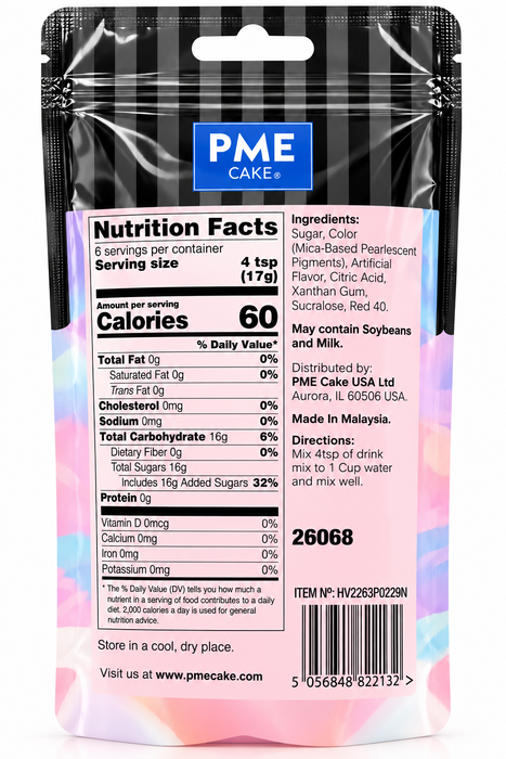 PME Vampire Brew Potion Mix Cherry Flavor 5 oz – Red Halloween Drink Mix