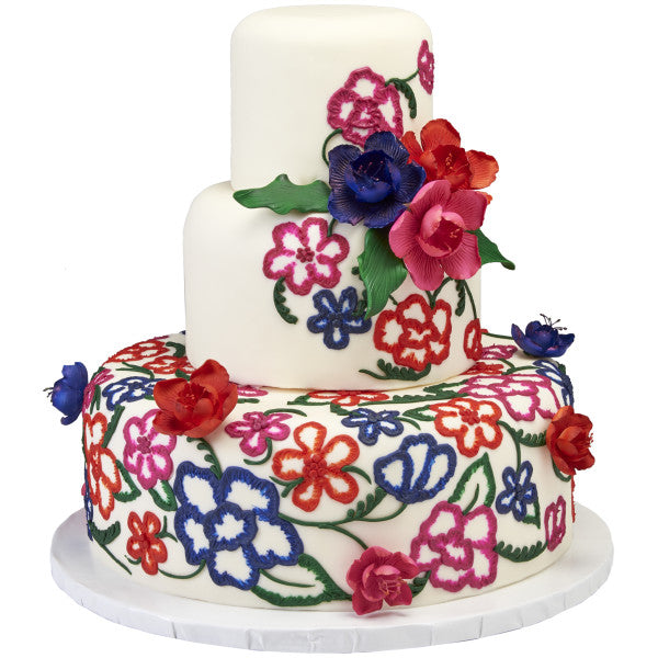 Blossom Flower Assortment Gum Paste Sprays - 24 count