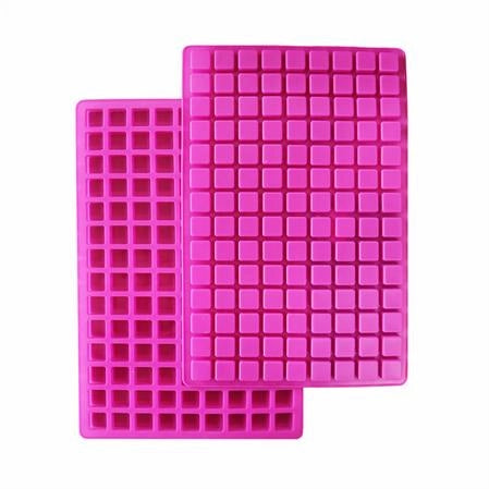 Silicone Candy Mold 2 pack square gummy LorAnn — Cake and Candy Supply