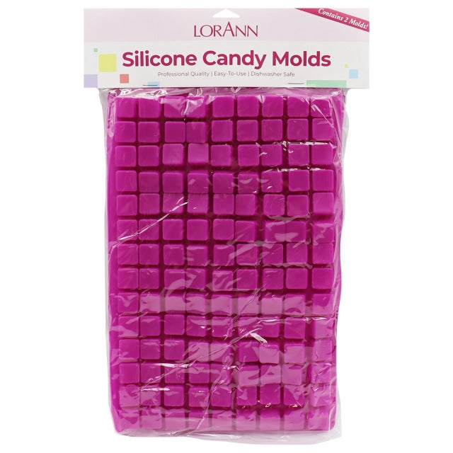 Silicone Candy Mold 2 pack square gummy LorAnn — Cake and Candy Supply