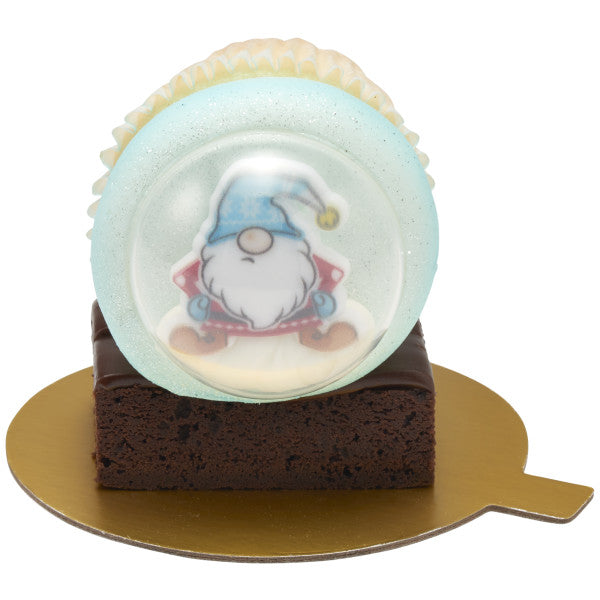 4" Round Black/Gold Reversible Waxed Corrugated Cake Treat Boards 50 package (Copy)