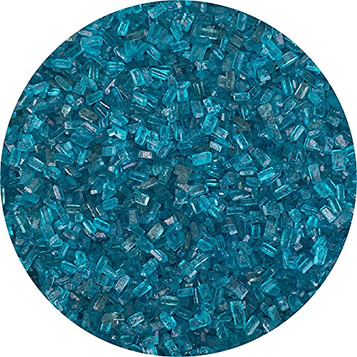 Celebakes Teal Sugar Crystals, 4 oz.