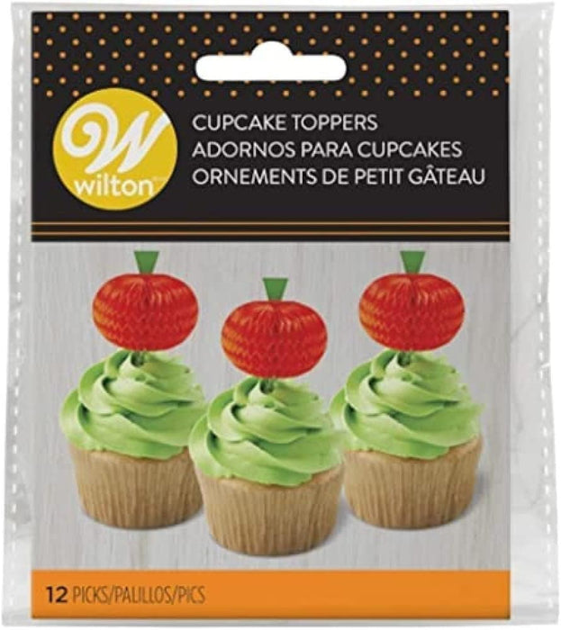 Wilton Cupcake Toppers 12/Pkg Pumpkin