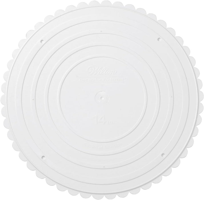 Wilton 14 Inch Scalloped Edged Round Separator Plates