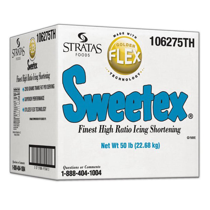 Sweetex Golden Flex Finest High Ratio Cake and Icing Shortening 2 lb.