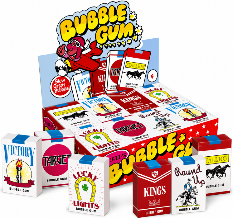 World Bubble Gum Candy Cigarettes